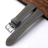 ราคา สายนาฬิกาหนังแท้ลายฝ่ามือทำด้วยมือเหมาะสำหรับสายนาฬิกาหนังวัวสำหรับผู้ชายและผู้หญิง GS Seiko Submariner 18 19 20 22mm (17853188116)