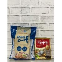 ราคา โอเด้งเกาหลี ออมุก 1 กิโล แพ็ค มี20แผ่น 부산어묵 Fish cake square 1kg pack (14666389781)