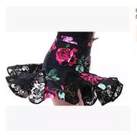 ราคา กระโปรงเต้นรำละตินกระโปรงรัดสะโพกกระโปรงหางปลาลูกไม้กระโปรงสำหรับฝึกเต้นละตินชุดการแสดงสำหรับผู้หญิงกระโปรงทรงจีบก้างปลาพิมพ์ลาย (7962284542)