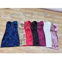 ราคา ชุดพีอาร์ เดรสสายคล้องคอ ผ้ากำมะหยี่ลายน้ำ (20670620738)