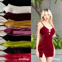 ราคา ชุดพีอาร์ เดรสสายเดี่ยว ผ้ากำมะหยี่ ทรงสวย (21055225903)
