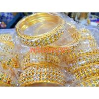 ราคา กำไลข้อมือ งานอินเดีย ใส่กับชุดอินเดีย กำไลเเบบเปิดสวมง่าย ชุดไทยโบราณ ถวายพระแม่ (18782779992)