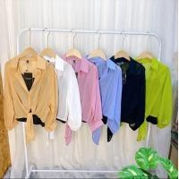 ราคา ส่งไวสุด เสื้อเชิ๊ตผูกโบว์หน้า ผ้าชีฟอง แถมฟรีซับในสีดำผ้าใส่สบาย ไม่ร้อน (19960004649)