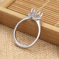 ราคา แหวนเพชร Moissanite เงินแท้925ที่รองแหวน2กะรัต1กะรัตที่รองว่างเปล่าที่ไม่ได้ฝังเพชรเรียบง่ายสำหรับผู้หญิงที่รองแหวน DIY (17671827448)