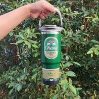 ราคา ชุดสุดคุ้ม ชุดแก้ว ฝาแก้วแบบหูหิ้ว 2หัว แก้วน้ำเก็บความเย็น 890ml สแตนเลส304 ลายทีมฟุตบอล ช้าง ลีโอ (21405013732)