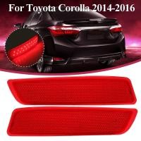 ราคา ด้านหลังกันชน Reflector Fog Fog สำหรับ TOYOTA COROLLA Altis 2014 2015 2016 2017ไฟท้าย Reflector Light (19555094967)