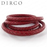 ราคา เชือกหนังถัก6มม สร้อยข้อมือสร้อยคอสร้อยประดับเสื้อไหมพรมเครื่องประดับหนังวัว DIY ทำด้วยมือสายคล้องกระเป๋าหนังแท้สายคล้องเชือก (9556467082)