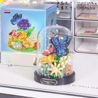 ราคา บล็อกไม้กุหลาบช่อดอกไม้ DIY ของขวัญวันวาเลนไทน์วันเกิดสำหรับเด็กผู้หญิงของเล่นประกอบของขวัญสำหรับเพื่อนสาวคู่รัก (20906095252)