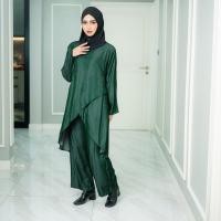 ราคา ชุดเซ็ตกางเกงมุสลิมผู้หญิง ทรงแฟชั่นอิสลาม ดีเทลหน้าไขว้ ทรงสวย สไตล์ตุรกีทรงสวยหรู IL98 รุสมีนี (19720187965)