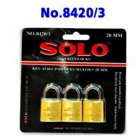 ราคา SOLO กุญแจ key alike 20 มม ชุดกุญแจ กุญแจสปริง กุญแจบ้าน กุญแจดอกเดียวสามารถไขได้ทั้งชุด แม่กุญแจ โซโล ของแท้ 100 (21197287536)