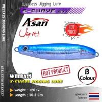 ราคา อุปกรณ์ตกปลา WEEBASS เหยื่อจิ๊กกิ้ง รุ่น S CURVE 120g เหยื่อจิ๊ก jigging lure (640760002)