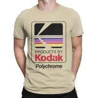 ราคา ผลิตภัณฑ์โดย Kodak Polychrome เสื้อยืดผู้ชาย Vintage Tees ฝ้ายรอบคอสั้นแขนเสื้อ T เสื้อ Tops (17294899889)