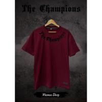 ราคา THE CHAMPIONS Cotton USA สกรีนกำมะหยี่นำเข้า งานแบรนด์ชนช๊อป (20691705923)