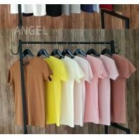 ราคา เสื้อยืดคอกลม ผ้าคอตตอน ป้ายTOPSHOP พร้อมส่ง (20157910461)