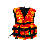 ราคา เสื้อชูชีพรุ่นT001ลายพรางส้มสั่งพิมพ์สีพิเศษเฉพาะสีสดสวยงามเหมาะสำหรับเด็กและผู้ใหญ่ (2105340866)