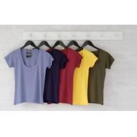 ราคา เสื้อยืดผ้าเรย่อน คอยูคอกว้าง ทรงสวย ผ้านิ่งเด้ง ป้าย TOPSHOP (20177516931)