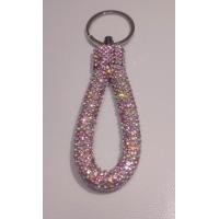 ราคา พวงกุญแจเพชรสีม่วงแฟชั่นฝังเพชรสำหรับสุภาพสตรีพวงกุญแจเพชรสีแดงคริสตัลหรูหราสีขาวแบบใหม่ (13094340932)
