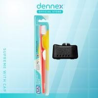 ราคา TePe Supreme with Brush Head Cap แปรงสีฟันขนนุ่ม พร้อมปลอกปิดหัวแปรงคุณภาพดี By Dennex (15862961983)