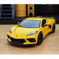 ราคา โมเดลรถ 2021 Corvette Scale 1 36 โมเดลรถเหล็ก รถสปอร์ต (15893186632)
