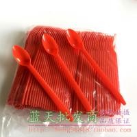 ราคา ช้อนแบบใช้แล้วทิ้งเพิ่มความยาว DQ ช้อนไอศครีมช้อนพลาสติกหนาพิเศษช้อนของหวานแบบใสด้ามยาว19ซม (19853574084)