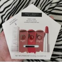 ราคา แท้ทั้งร้าน เทสเตอร์ลิป 3 สี พร้อมแปรงทาลิป FENTY BEAUTY ICON 3X0 2G (19634724515)