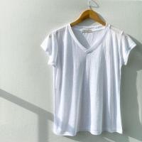 ราคา เสื้อยืด คอวี ผ้าสลาฟ อก 36 ยาว 24 (20367745642)