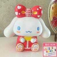 ราคา กระปุกออมสินระบายสี DIY ตุ๊กตาที่ไม่ใช่ปูนปลาสเตอร์ลายราศีเมถุน Hello Kitty (20018496991)