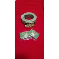 ราคา เข็มขัดข้าราชการพร้อมสาย เข็มขัดราชการ เข็มขัดหัวครุฑพร้อมสาย เข็มขัดกากี งานเกรด B ใช้ได้ทั้งชายและหญิง (15396782404)