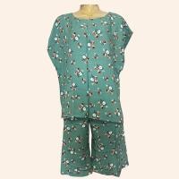 ราคา ชุดเสื้อคอกระเช้า เสื้อคอกระเช้า เสื้อคอกระเช้าลายดอก เสื้อคอกระเช้าผ้าเเมมเบิร์ด เสื้อคนเเก่ (20579996123)