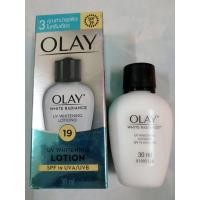 ราคา Olay โอเลย์ ไวท์ เรเดียนช์ UV ไวท์เทนนิ่งโลชั่น SPF 19 30 ม ล (19090374098)