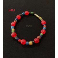 ราคา สร้อยข้อมือลูกปัดโบราณ สร้อยข้อมือลูกทราวดี ลูกปัดสวยงาม (13671558217)