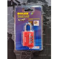 ราคา กุญแจรหัส กุญแจล็อคกระเป๋าเดินทาง SOLEX รุ่น TSA Travel Lock ของแท้ TSA 33 TSA 33W (4438616918)
