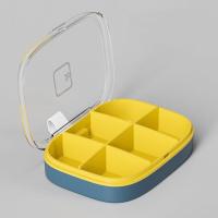 ราคา ตลับยา ตลับใส่ยา กล่องใส่ยาแบบพกพา กล่องยา กล่องยาสามัญ กล่องใส่ยา ตลับใส่ยาแบบพกพา กันน้ำ 6ช่อง มี 3 สี ให้เลือก (16104351914)