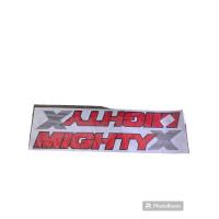 ราคา สติ๊กเกอร์ MIGHTY X ติดข้างกระบะ โตโยต้า ไมตี้เอ็ก ปี 1992 TOYOTA สีน้ำเงิน สีแดง STICKER (21441033421)