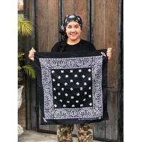 ราคา ผ้าพันคอคาวบอยขนาดใหญ่ 27 นิ้ว Bandana Jumbo 27 inch (17155789934)