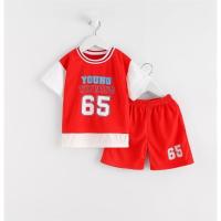 ราคา ชุดบาสเด็ก ชุดกีฬาเด็ก เสื้อผ้าเด็ก อายุ 6 เดือน 6 ปี ผ้าระบายอากาศดี (21060834219)