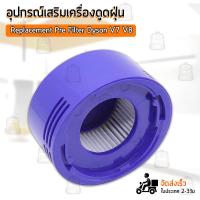 ราคา Qbag ฟิลเตอร์ Dyson V8 V7 เครื่องดูดฝุ่น ไส้กรอง กรองฝุ่น อะไหล่ หัว หัวดูดฝุ่น หัวต่อ หัวแปรง ขาตั้ง อุปกรณ์ Replacement HEPA Pre filter for Dyson V8 V7 (16183860139)