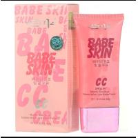 ราคา cc cream ซีซีครีมเกาหลี CC Babe Skin Cream 40 ml ซีซี เบบี้สกิน ครีมรองพื้น เบสชมพู Make up Base (15815155513)