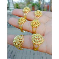 ราคา แหวนทองเหลืองแท้ ลายพิกุลหัวใจ (19242769937)