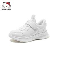 ราคา รองเท้ากีฬาสีขาวสำหรับเด็กผู้หญิง Hello Kitty รองเท้าสีขาวสำหรับเด็กผู้หญิงฤดูใบไม้ผลิและฤดูร้อนรองเท้าวิ่งสีขาวล้วนสำหรับนักเรียนรองเท้าเดินทางลำลอง (20140984335)