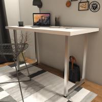 ราคา IKEA โต๊ะทำงาน โต๊ะคอม LINNMON 100 CM สีขาว ขาสเตนเลส U SHAPE (10671566256)