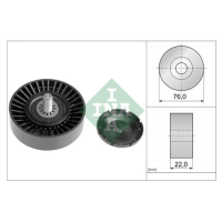 ราคา ลูกรอกสายพานหน้าเครื่อง KIA CARNIVAL UP 2 9 1998 GQ 2 9 1999 GRAND CARNIVAL VQ 2005 JUMBO K2900 J3 2 9 CRDi 76MM INA (9999887280)