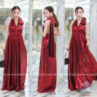 ราคา 88101 ชุดราตรี Infinity dress ชุดเดียวเอาอยู่ทุกงานเลยค่ะ พันเป็นทรงไหนก็ได้ในชุดเดียว ommishop (5009608744)