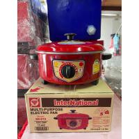 ราคา กระทะไฟฟ้า กระทะเเดง ปรับไฟได้ InterNational รุ่น SR 810ขนาด10นิ้ว (18281604477)