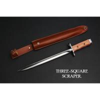 ราคา เหล็กขูดชาร์ป Tactical ยุทธวิธี การป้องกันตัวและยังชีพ Stainless Steel รมดำ ขนาด 13 นิ้ว พร้อมซอง (21473790637)