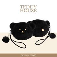 ราคา Teddy House New in Fluffy Pouch with Hand Strap กระเป๋าหน้าหมีผ้าขนFluffyสุดนิ่ม กระเป๋าอเนกประสงค์ที่มาพร้อมความน่ารัก (21457473057)
