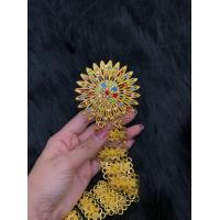 ราคา เข็มขัดชุดไทยเงิน ทอง เนื้อโลหะชุบโคเมียม ชุบด้วยไฟฟ้า (15765416552)