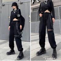 ราคา สินค้าขายดี สินค้านำเข้า กางเกงทรงวินเทจขาจั้ม ใส่เต้น Cover Dance เทห์ๆ ผ้าดี คือดีมาก พลาดไม่ได้เลย ตัวละ 220 (4740024149)