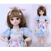 ราคา ตุ๊กตาBJDเด็ก 1 4 ตุ๊กตาข้อต่อ ตาแก้ว 3D Eyes 30cm 21 ข้อต่อ พร้อมชุดและรองเท้า (21331387190)