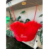 ราคา เสื้อครอป แต่งขนฟรุ้งฟริ้ง (20895014193)